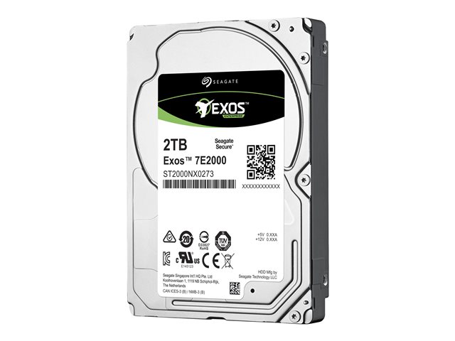 Seagate Exos 7E2000 ST2000NX0273 - hard drive - 2 TB - SAS 12Gb/s