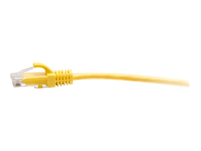C2G 15ft (4.5m) Cat6a Snagless Unshielded (UTP) Slim Ethernet Network Patch Cable - Yellow - patch cable - 4.5 m - yellow