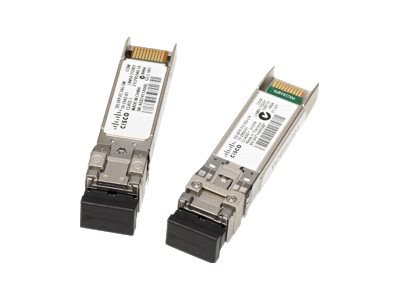 Cisco - SFP+ transceiver module - 16Gb Fibre Channel (SW) - fibre optic - LC multi-mode - up to 400 m - 850 nm - for Nexus 93180YC-FX