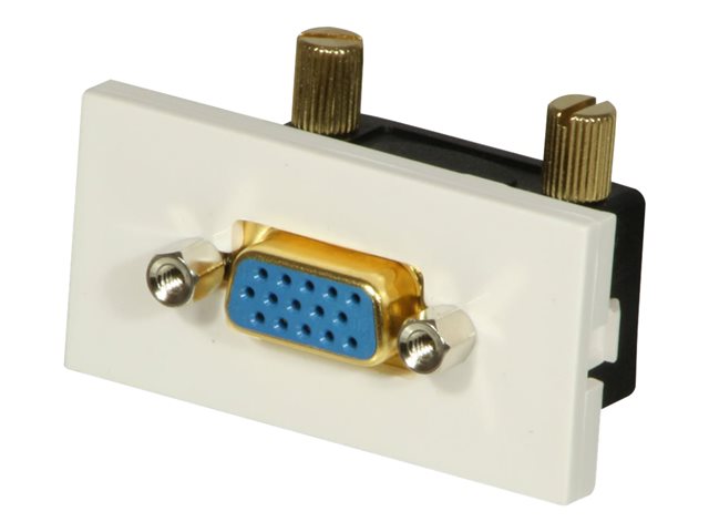 LINDY Modular AV Face Plate System modular facility plate snap-in
