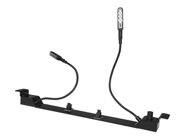 StarTech.com 1U 19" Rack Mount Light Panel Dimmable LED Flexible Gooseneck Arms, Server Cabinet Light, Data Center/IT Network Enclosure Rackmount Lighting Bar w/ Power Adapter & 5ft Cable - 1U 19 Inch Light Panel (RKPNLLT) - rack light - 1U