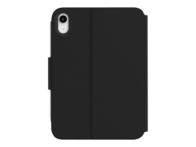 Incipio SureView - Flip cover for tablet - polycarbonate, textured polyurethane - jet black - for Apple iPad mini (6th generation)