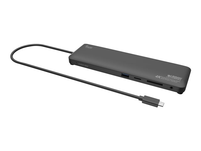 Urban Factory Hubee Mini - docking station - USB-C - VGA, HDMI, DP - 1GbE