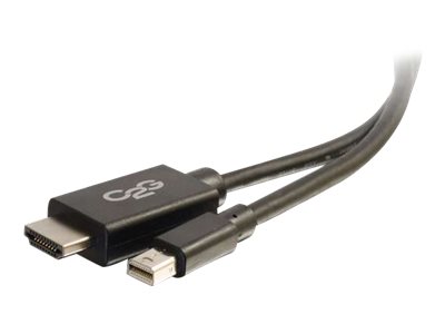 C2G 6ft Mini DisplayPort to HDMI Adapter Cable - Mini DP Male to HDMI Female - Black - Adapter cable - TAA Compliant - Mini DisplayPort (M) to HDMI (M) - 2 m - black