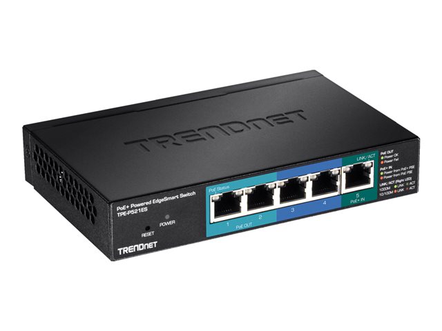 TRENDnet TPE P521ES - switch - 5 ports - smart - TAA Compliant