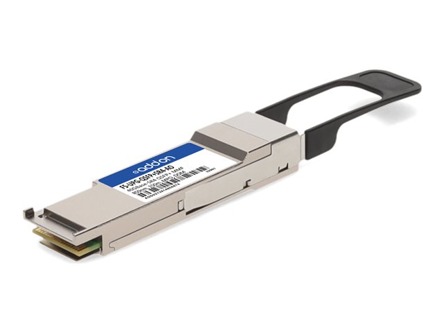 AddOn - QSFP+ transceiver module (equivalent to: F5 Networks F5-UPG-QSFP+SR4) - 40GbE - 40GBASE-SR4 - MPO multi-mode - up to 150 m - 850 nm - TAA Compliant