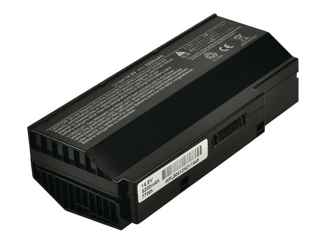2-Power Main Battery Pack - laptop battery - Li-Ion - 5200 mAh - 77 Wh