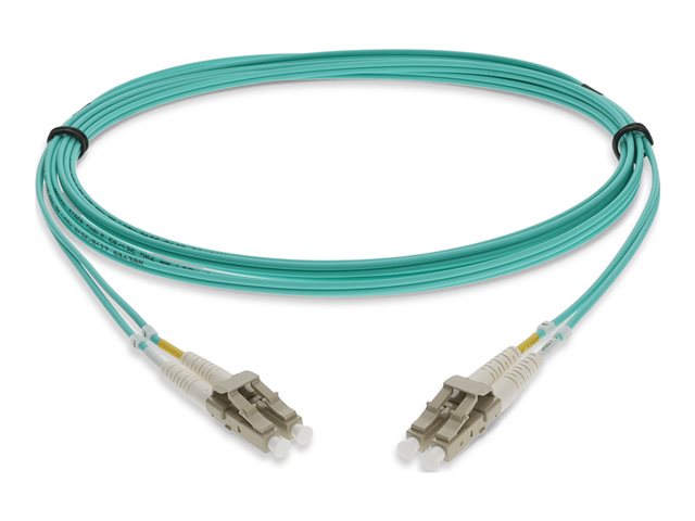 AddOn - Patch cable - LC/PC multi-mode (M) to LC/PC multi-mode (M) - 9 m - fibre optic - duplex - 50 / 125 micron - OM4 - halogen-free - aqua