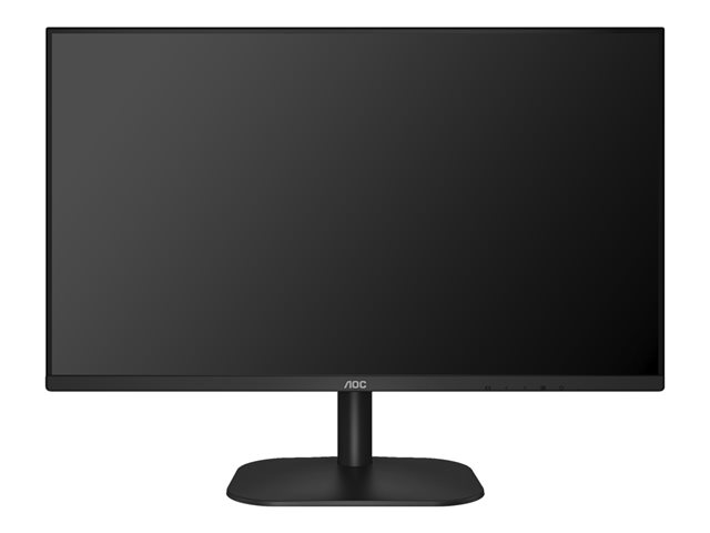 AOC 24B2XDAM - B2 Series - LED monitor - 24" (23.8" viewable) - 1920 x 1080 Full HD (1080p) @ 75 Hz - VA - 250 cd/m² - 3000:1 - 4 ms - HDMI, DVI, VGA - speakers - black