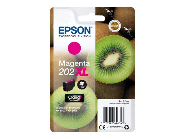 Epson 202XL - XL - magenta - original - ink cartridge