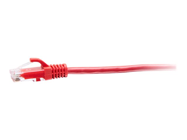 C2G 1ft (0.3m) Cat6a Snagless Unshielded (UTP) Slim Ethernet Network Patch Cable - Red - patch cable - 30 cm - red