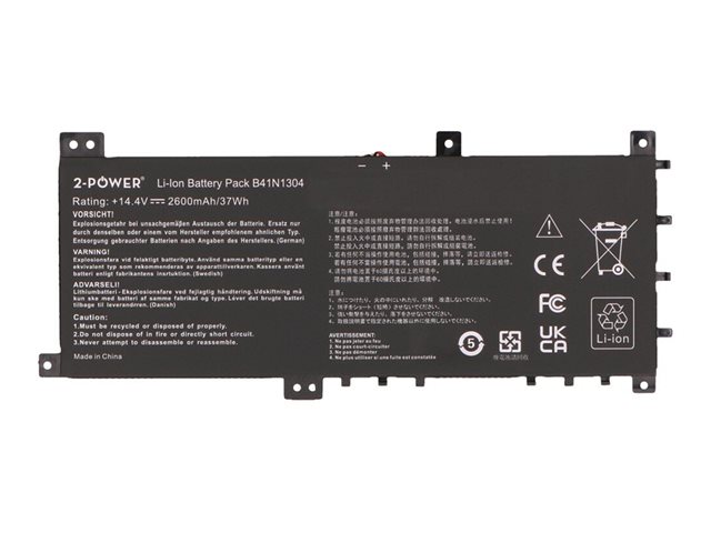 2-Power Main Battery Pack - laptop battery - 14.4 V - Li-pol - 2600 mAh - 37 Wh