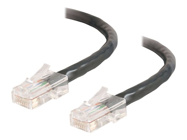 C2G Cat5e Non-Booted Unshielded (UTP) Network Crossover Patch Cable - crossover cable - 5 m - black