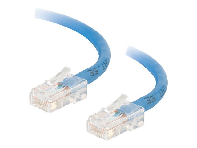 C2G Cat5e Non-Booted Unshielded (UTP) Network Patch Cable - patch cable - 2 m - blue