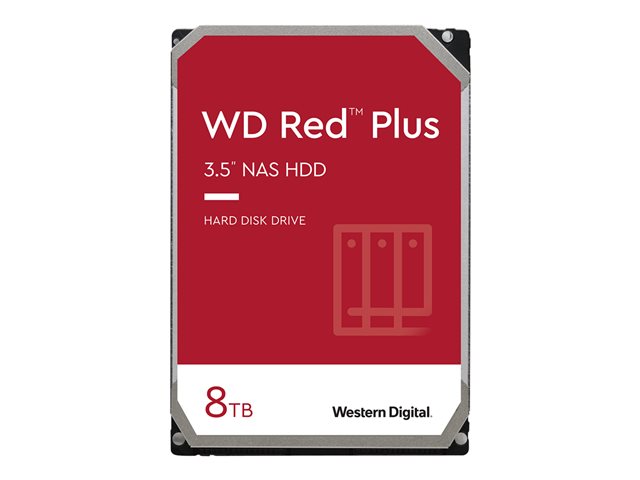 WD Red Plus WD80EFBX - hard drive - 8 TB - SATA 6Gb/s