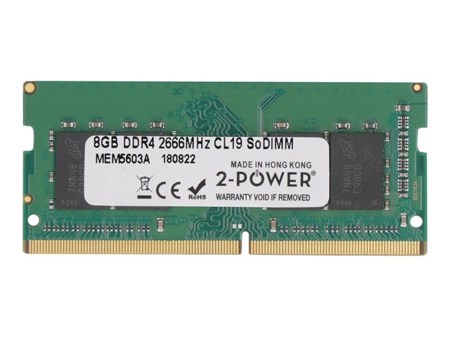 8GB DDR4 2666MHz CL19 SoDIMM