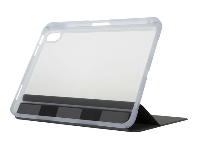 Targus SafePort - Flip cover for tablet - rugged - slim - thermoplastic polyurethane (TPU) - clear - for Apple 10.9-inch iPad Wi-Fi (10th generation), Wi-Fi + Cellular (10th generation)