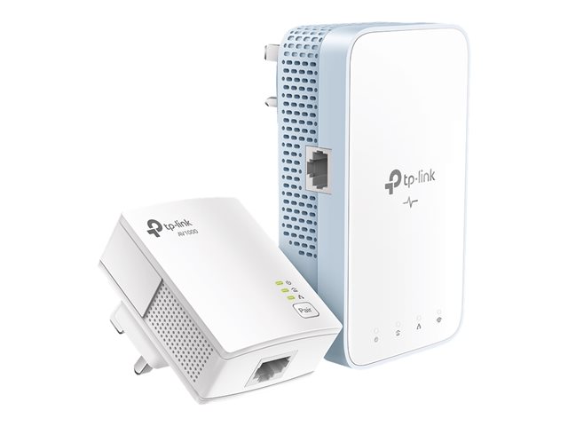 TP-Link TL-WPA7517 KIT V1 Wi-Fi Kit - powerline adapter kit - Wi-Fi 5 - Wi-Fi 5 - wall-pluggable - with TP-Link TL-PA7010