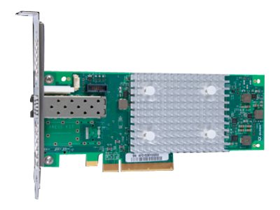 HPE StoreFabric SN1600Q 32Gb Single Port - Host bus adapter - PCIe 3.0 x8 low profile - 32Gb Fibre Channel x 1 - for Apollo 4200 Gen10, ProLiant DL325 Gen10, XL170r Gen10, XL190r Gen10, XL270d Gen10