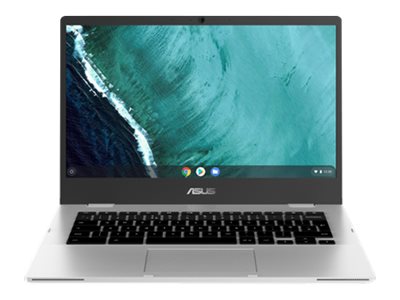ASUS Chromebook CX1 CX1400CNA-BV0061 - 180-degree hinge design - Intel Celeron N3350 / 1.1 GHz - Chrome OS - HD Graphics 500 - 4 GB RAM - 64 GB eMMC - 14" TN 1366 x 768 (HD) - Wi-Fi 5 - transparent silver
