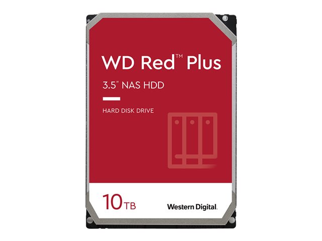 WD Red Plus WD100EFAX - hard drive - 10 TB - SATA 6Gb/s