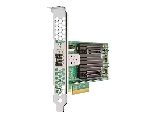 HPE StoreFabric SN1610Q - Host bus adapter - PCIe 4.0 x8 low profile - 32Gb Fibre Channel (Short Wave) x 1 - for ProLiant DL325 Gen10, DL345 Gen10, DX360 Gen10, ML350 Gen11, XL220n Gen10, XL290n Gen10