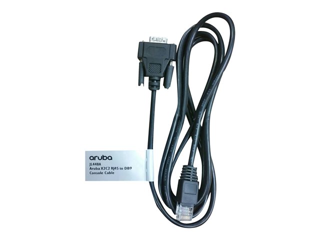 HPE Aruba Console Cable - Network cable - RJ-45 (M) to DB-9 (F) - for HPE Aruba 8325-32C, 8325-48Y8C