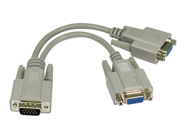 Cables Direct - VGA splitter - HD-15 (VGA) to HD-15 (VGA) - 1.8 m