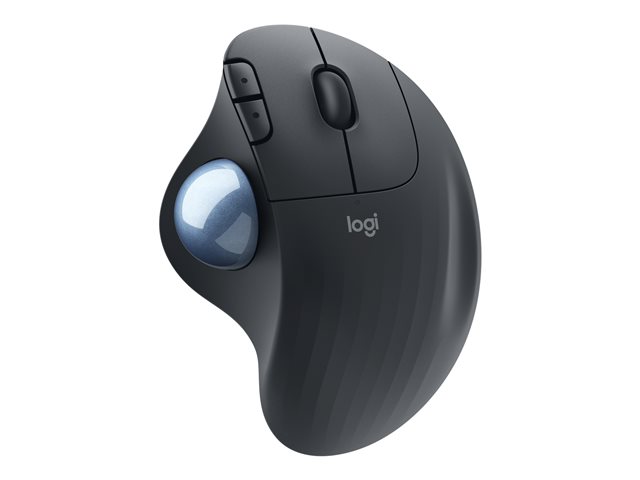 Logitech Ergo Series ERGO M575 for Business - Trackball - right-handed - optical - 5 buttons - wireless - Bluetooth - Logitech Logi Bolt USB receiver - graphite
