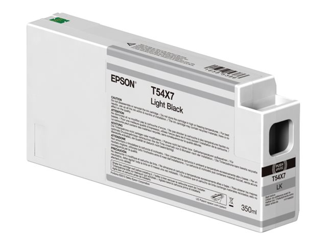 Epson T54X7 - 350 ml - light black - original - ink cartridge - for SureColor SC-P6000, SC-P7000, SC-P7000V, SC-P8000, SC-P9000, SC-P9000V