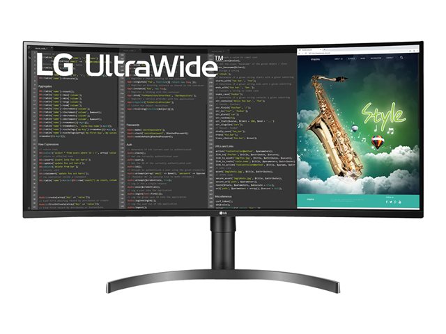 LG 35WN65C-B - LED monitor - curved - 35" - HDR