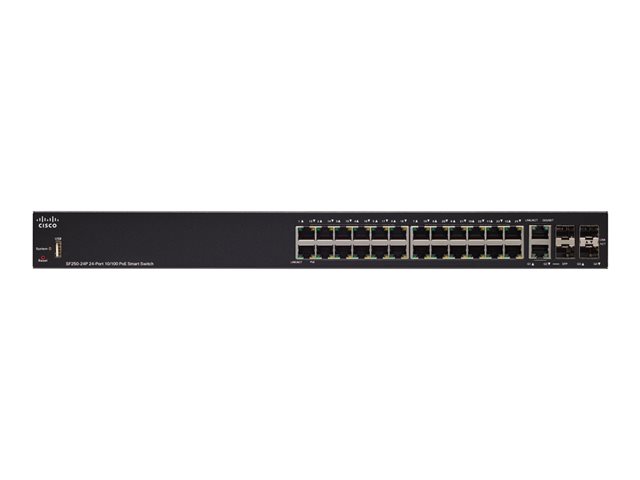Cisco 250 Series SF250-24P - switch - 24 ports - smart - rack-mountable