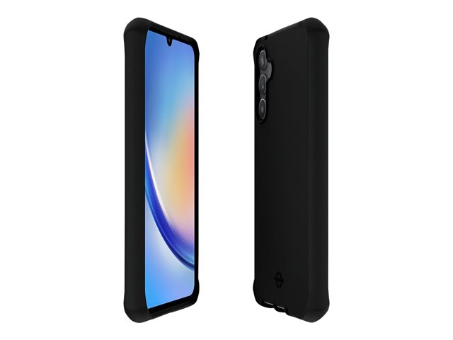 SPECTRUM_R CASE FOR GALAXY A34 5G - SOLID BLACK MAT - SOFT BAG
