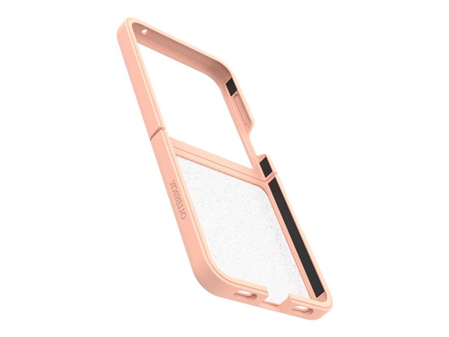 OtterBox Thin Flex Series - Back cover for mobile phone - polycarbonate, synthetic rubber - sweet peach (peach/stardust) - for Samsung Galaxy Z Flip5