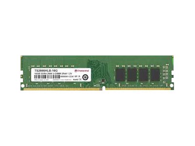 Transcend Branded - DDR4 - module - 16 GB - DIMM 288-pin - 3200 MHz / PC4-25600 - unbuffered