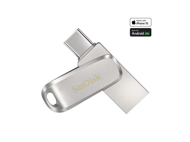 SanDisk Ultra Dual Drive Luxe - USB flash drive - 512 GB - USB 3.2 Gen 1 / USB-C