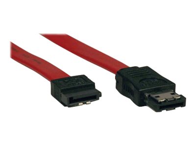 Tripp Lite 18in Transition Cable SATA eSATA 7Pin / 7Pin M/M 18" - SATA to eSATA cable - 46 cm