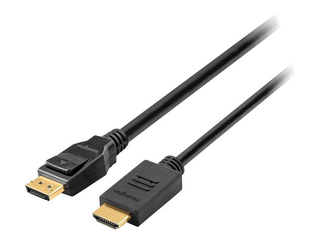 Kensington DisplayPort 1.2 (M) to HDMI (M) Passive Cable, 6ft - adapter cable - DisplayPort / HDMI - 1.83 m