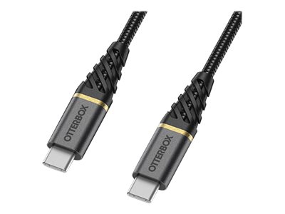 OtterBox Premium Cable USB C-C 2M USB-PD Black