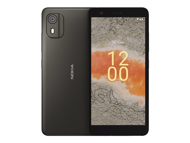 Nokia C02 - charcoal - 4G smartphone - 32 GB - GSM
