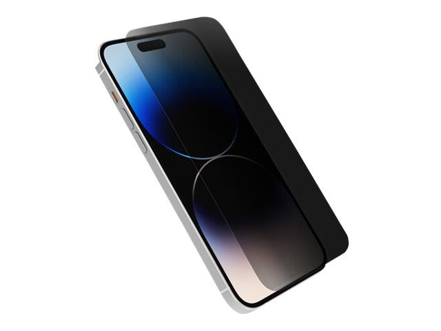 OtterBox Amplify Privacy Guard - Screen protector for mobile phone - antimicrobial - glass - with privacy filter - for Apple iPhone 14 Pro Max