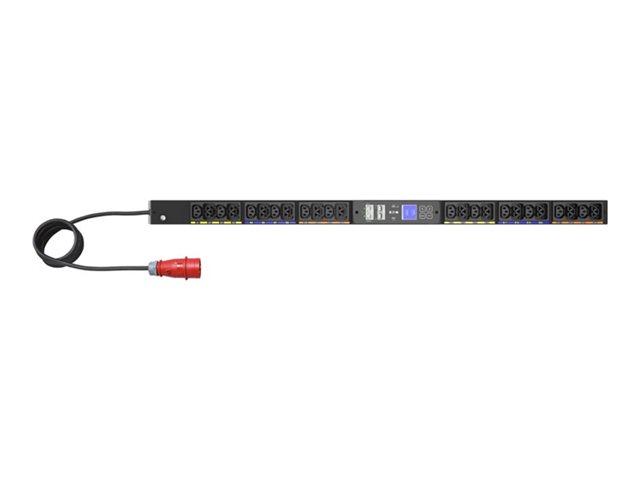 Eaton G4 - Power distribution unit (rack-mountable) - 16A, metered input - AC 240/415 V - 11 kW - 3-phase - Ethernet 10/100/1000, serial - input: IEC 60309 16A - output connectors: 24 (12 x IEC 60320 C13, 12 x IEC 60320 C39) - 0U - 3 m cord - black