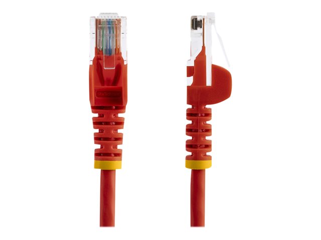 StarTech.com 3m Red Cat5e / Cat 5 Snagless Patch Cable - Patch cable - RJ-45 (M) to RJ-45 (M) - 3 m - UTP - CAT 5e - molded, snagless - red