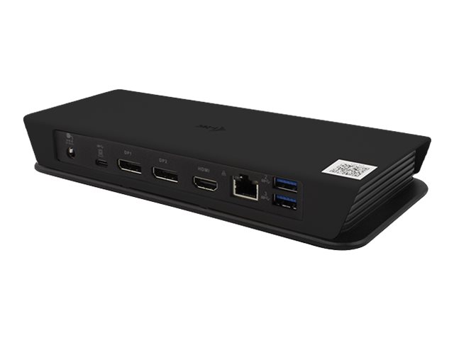 i-Tec - docking station - USB-C / USB4 / Thunderbolt 3 / Thunderbolt 4 - HDMI, 2 x DP++ - 1GbE