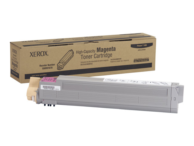 Xerox Phaser 7400 - high capacity - magenta - original - toner cartridge