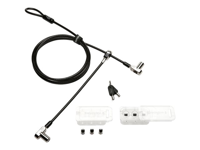 Kensington Universal 3-in-1 - security cable lock - with twin lockheads, master keyed