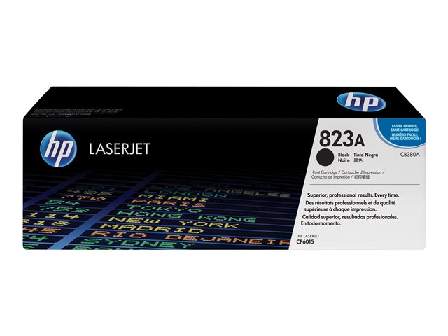 HP 823A - black - original - LaserJet - toner cartridge (CB380A)