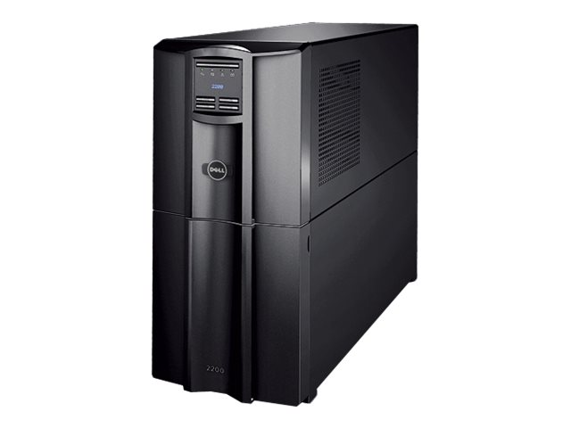 Dell Smart-UPS 2200 - UPS - AC 230 V - 1.98 kW - 2200 VA - RS-232, USB - output connectors: 10 - black - with APC SmartConnect