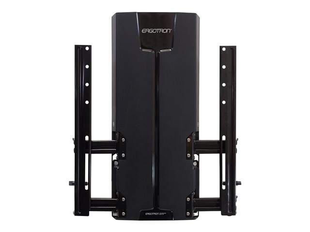 Ergotron Glide Wall Mount VHD - Mounting kit (tilt bracket, mounting template, low-profile lift module, installation hardware, mounting hardware, cable management hardware) for LCD display - black - screen size: 46" - wall-mountable