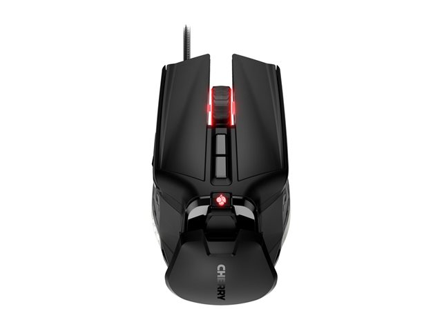 CHERRY MC 9620 FPS - Mouse - ergonomic - optical - 9 buttons - wired - USB - black
